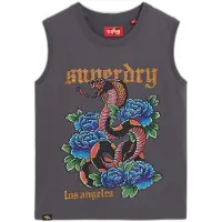 Superdry Camiseta Sem Mangas Tattoo Rhinestone