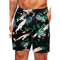 Superdry para homem. M7110432A Bermudas pretas (M), Preto, Casual, Algodão
