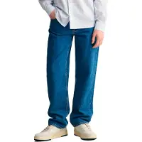Gant para menino. 910096 Calças de ganga de corte descontraído azuis (10años= 140cm), Azul, Casual, Algodão, Denim, moda infantil