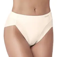 Janira Camiseta Interior De Manga Curta Com Decote Em V Flat Belly Midi Panty Shape Band