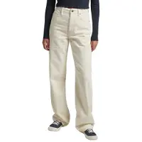 Superdry para mulher. W7010743A Calças de bombazina branca vintage (30/30), Branco, Casual, Algodão