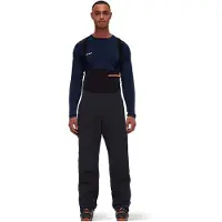 Mammut - Calças ski - Haldigrat HS Bib Pants Men Black para Homem - Softshell - Tamanho 44 EU - Preto