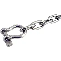 Seachoice Corrente De âncora Aço Inoxidável 1.2 M