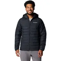 Columbia - Casacos acolchoados ski - Powder Lite II Hooded Jacket Collegiate Navy para Homem - Tamanho M