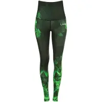 Winshape Calças de desporto 'HWL102' verde claro / verde escuro