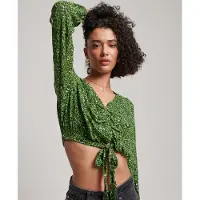 Superdry Blusa De Manga Comprida Vintage Tie Front