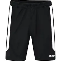 Jako Calças de desporto 'Power' preto / branco