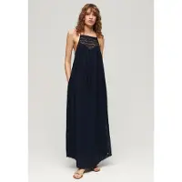 Superdry Vestido Longo Sem Mangas Lace Halter Beach