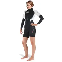 Mares Shorty De Manga Comprida Para Mulher 2nd Skin She Dives 1.5 Mm