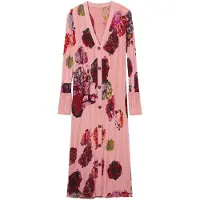 Desigual , Vestido midi de ponto M. Christian Lacroix, Vermelho, S