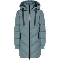 JDY Quispos JDYSKYLAR PADDED HOOD JACKET OTW mulheres - Azul - EU L