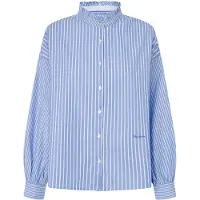 Pepe Jeans para mulher. PL304935 Blusa Pipery azul (M), Casual, Algodão, Manga comprida