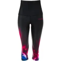 Winshape Calças de desporto 'HWL202' azul / cor-de-rosa / preto / branco