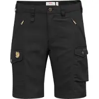 Fjall Raven - Vestuário caminhada mulher - Nikka Shorts Curved W Black para Mulher - Tamanho 42 EU - Preto