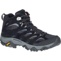 Merrell - Calçado caminhada homem - Moab 3 Mid Gtx/Black/Grey para Homem - Tamanho 42 - Preto
