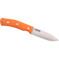 Casström Faca No.10 Swedish Forest knife Sandvik Full Flat G10, oranssi