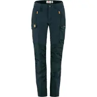 Fjall Raven - Vestuário caminhada mulher - Nikka Trousers Curved W Dark Navy para Mulher - Tamanho 42 EU