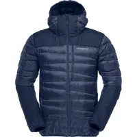 Norrøna - Vestuário caminhada - Falketind Down750 Zip Hood M Indigo Night para Homem - Tamanho XL - Navy
