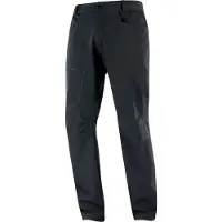Salomon - Vestuário caminhada - Wayfarer Warm Pants M Deep Black para Homem - Tamanho 38 FR - Preto