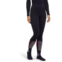 Falke - Primeiras camadas mulher - W Long Tights W Black para Mulher - Tamanho L - Preto