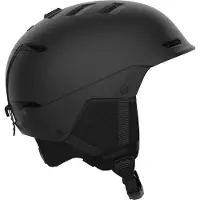 Salomon - Capacetes ski homem - Husk Black para Unissexo - Tamanho S - Preto