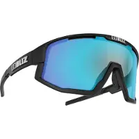Bliz - Óculos sol - Fusion Matt Black Smoke W Blue Multi para Unissexo - Preto