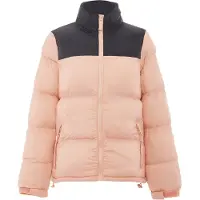 FUMO Casaco de inverno pêssego / preto