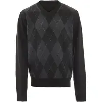 FUMO Pullover cinzento / preto