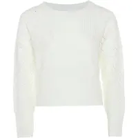 BLONDA Pullover branco lã