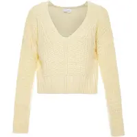 BLONDA Pullover amarelo pastel