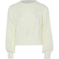 BLONDA Pullover branco lã
