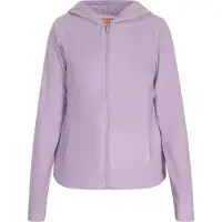 NALLY Casaco de velo roxo claro