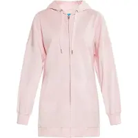 SANIKA Casaco em moletão rosa pastel