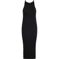 NAEMI Vestido de malha preto