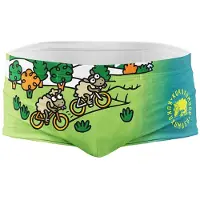 Otso Calção De Banho Boxer Kukuxumusu Bike