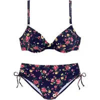 LASCANA Biquíni navy / amarelo / esmeralda / vermelho