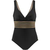 LASCANA Fato de banho amarelo dourado / preto