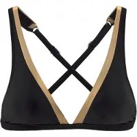 LASCANA Top de biquíni amarelo dourado / preto