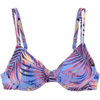 LASCANA Top de biquíni azul claro / azul escuro / amarelo / rosa / vermelho