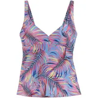 LASCANA Top de tankini azul / mistura de cores