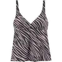 LASCANA Top de tankini preto