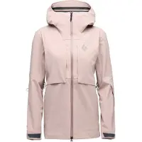Black Diamond - Casacos ski mulher - W Factor Shell Pale Mauve para Mulher - Tamanho L - Rosa