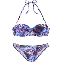 Bruno Banani Biquíni ameixa / lilás / preto / branco