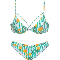 Buffalo Biquíni menta / jade / tangerina / offwhite