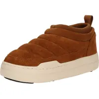 Moon Boot para mulher. 80D2470020 Ténis Park castanhos em pele macia (38), Couro, Marrom, Plano, Nenhum, Casual
