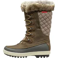 Helly Hansen para mulher. 11592 Botas de pele Garibaldi VL verde-acastanhado (40.5), Couro, Marrom, Plano, Cordão, Casual, Ao ar livre