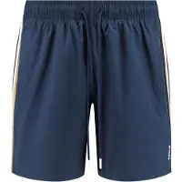 BOSS Calções de banho 'Iconic' bege / azul escuro / preto / branco
