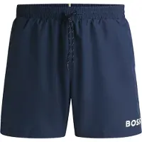 BOSS Calções de banho 'Starfish' marinho / branco