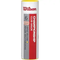 Wilson Petecas De Badminton Championship 77 6 Unidades