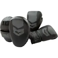 Everlast Luvas De Boxe Artificiais Couro Fse Prospect 2 Kit Mitt